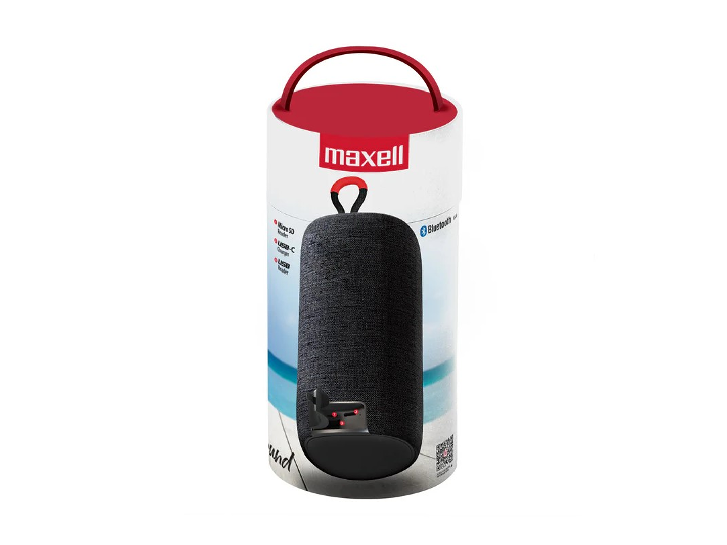 Parlante Bluetooth Portátil Maxell Distrikt Tws 7 Hr Negro 2