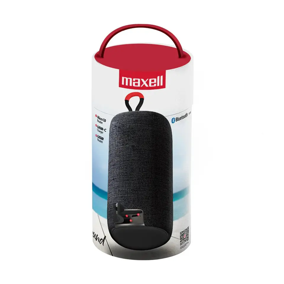 Parlante Bluetooth Portátil Maxell Distrikt Tws 7 Hr Negro 2