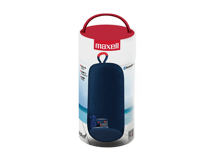 Parlante Bluetooth Portátil Maxell Distrikt Tws 7 Hr Azul 3