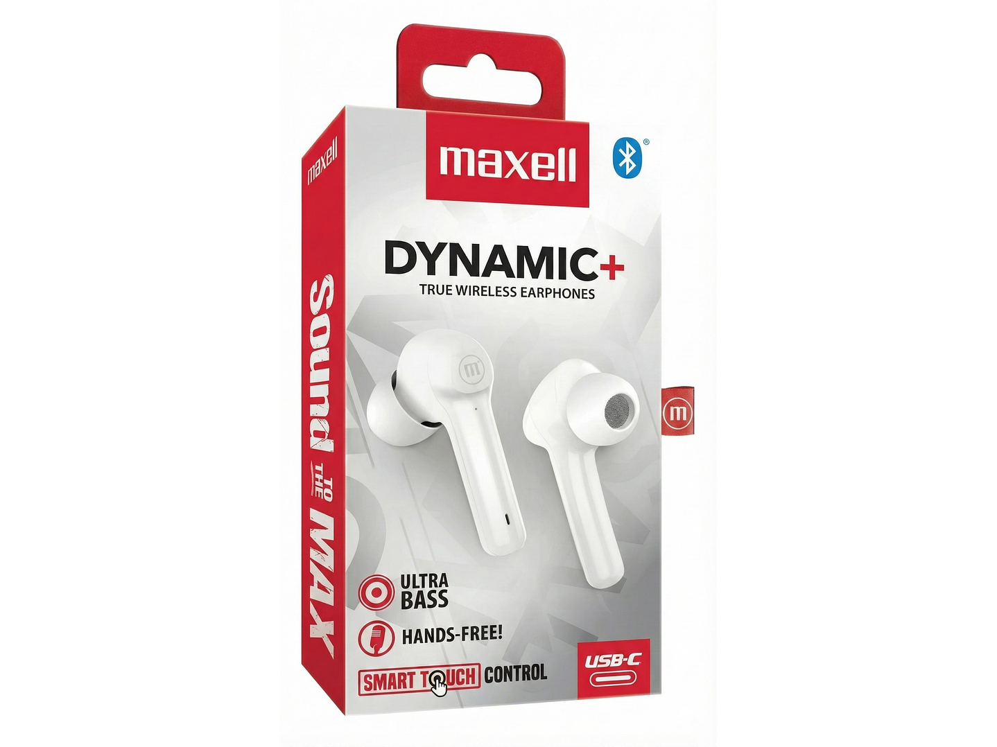 Audífonos Maxell Tws Bt Dynamic EB-BTDY Blanco 3