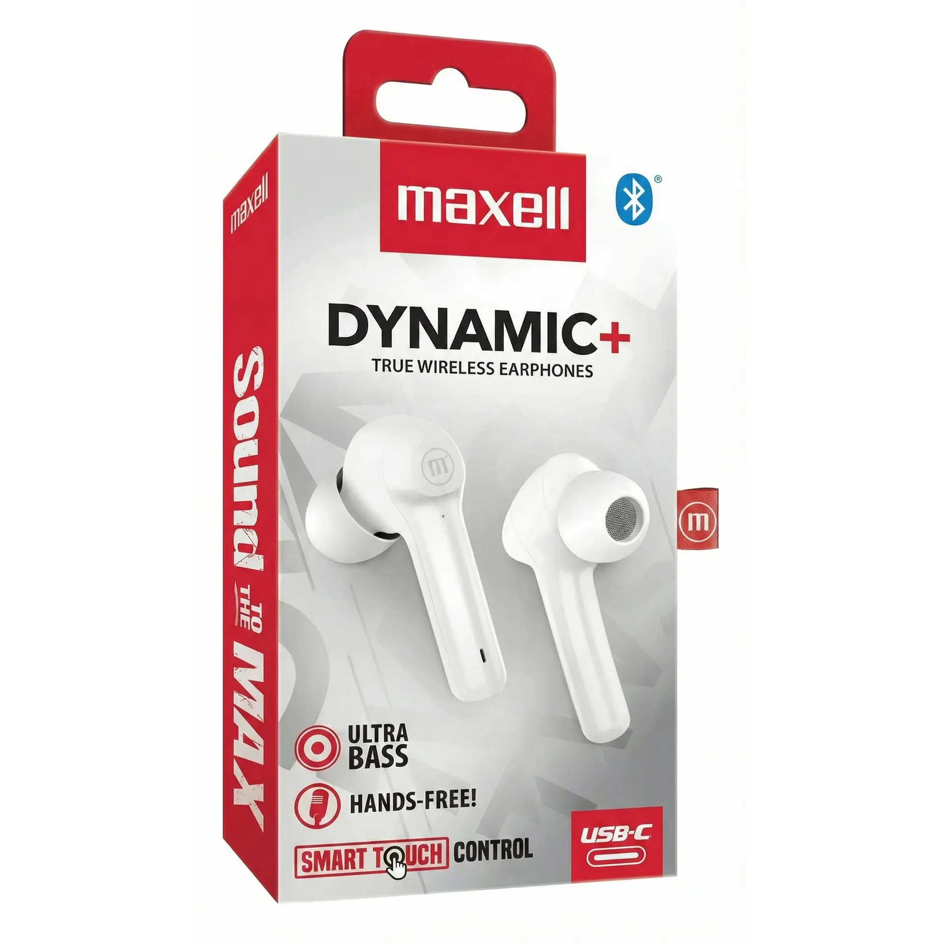 Audífonos Maxell Tws Bt Dynamic EB-BTDY Blanco 3