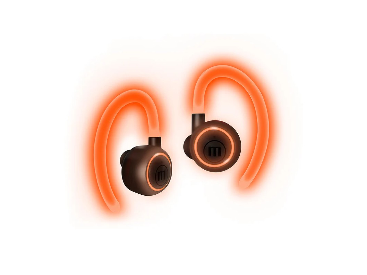 Audífonos Deportivos Inalámbricos Bt Maxell Tws Halo con Iluminación 1