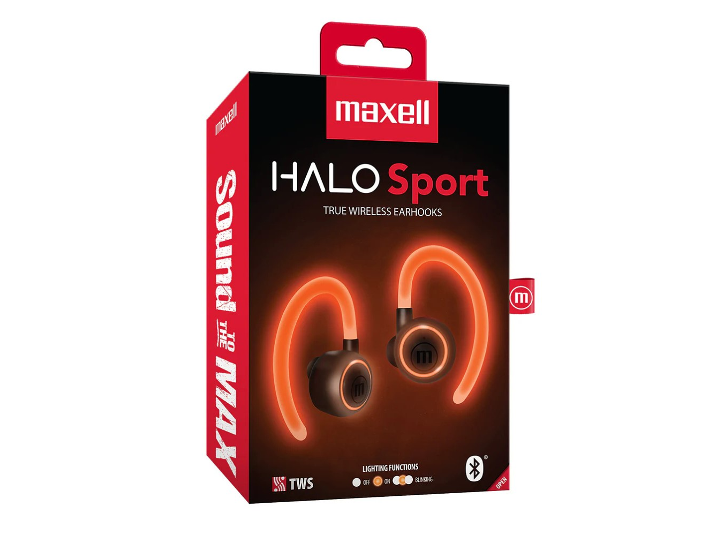 Audífonos Deportivos Inalámbricos Bt Maxell Tws Halo con Iluminación 2