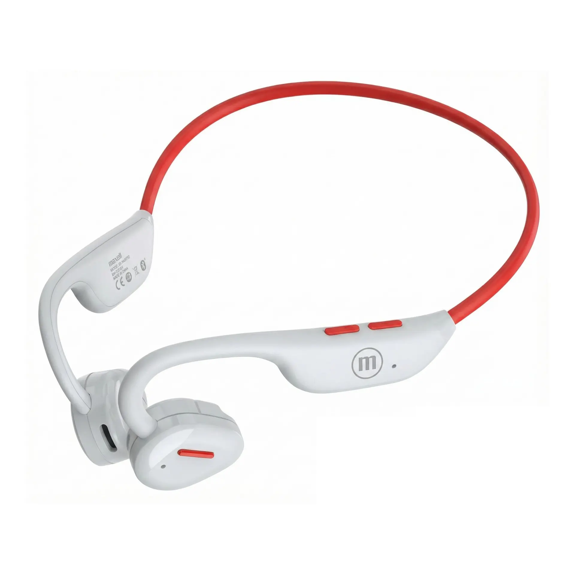 Audífonos Deportivos Maxell Airlink Bluetooth Ipx5 7 Horas Gris 1