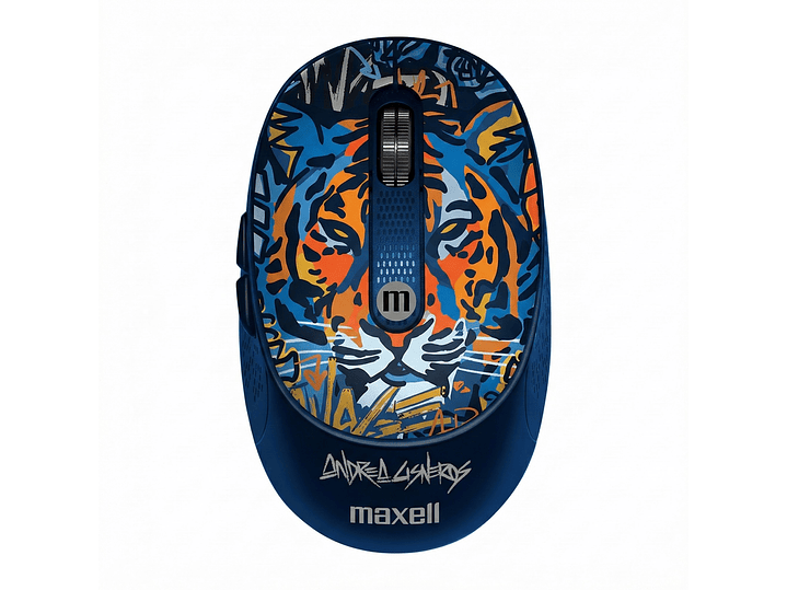 Mouse Inalámbrico Maxell Wild Tigre 4000dpi Usb/usb-c 1