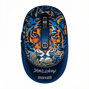 Mouse Inalámbrico Maxell Wild Tigre 4000dpi Usb/usb-c