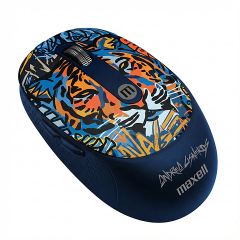 Mouse Inalámbrico Maxell Wild Tigre 4000dpi Usb/usb-c