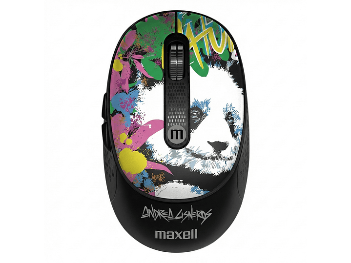 Mouse Inalámbrico Maxell Wild Panda 4000dpi Usb/usb-c 1
