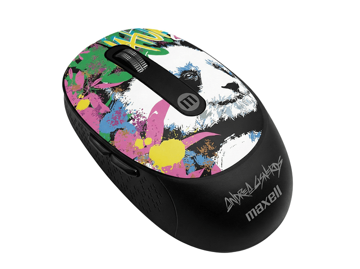 Mouse Inalámbrico Maxell Wild Panda 4000dpi Usb/usb-c 2