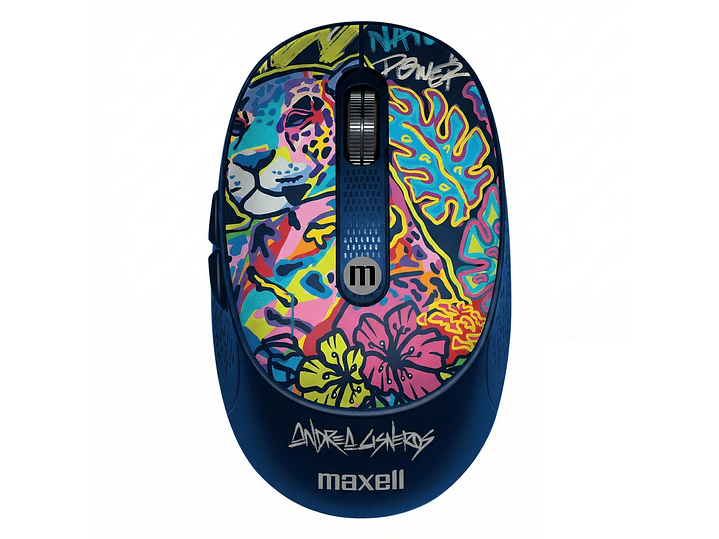 Mouse Inalámbrico Maxell Wild Jaguar 4000dpi Usb/usb-c 1