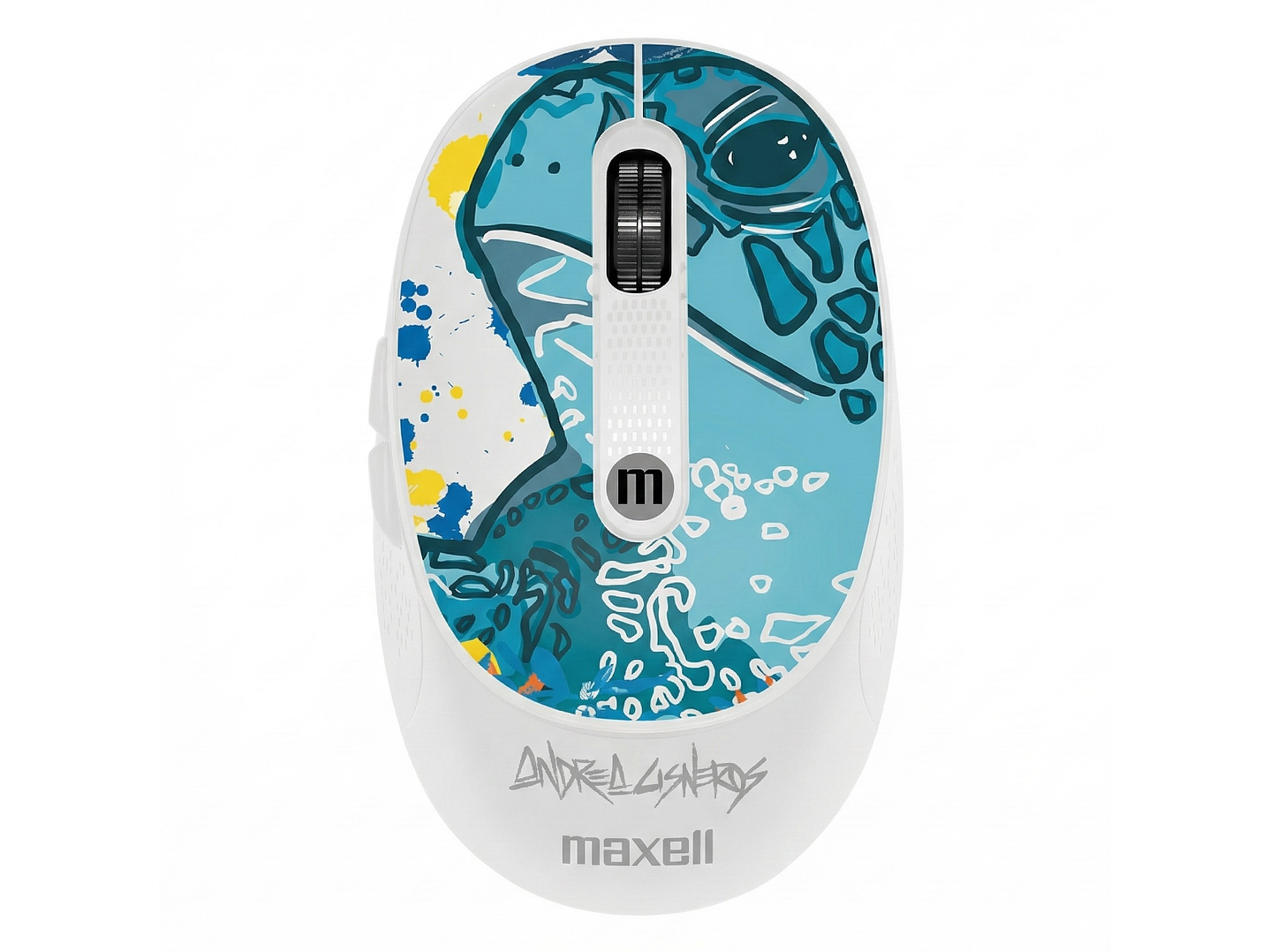 Mouse Inalámbrico Maxell Wild Tortuga 4000dpi Usb/usb-c 1