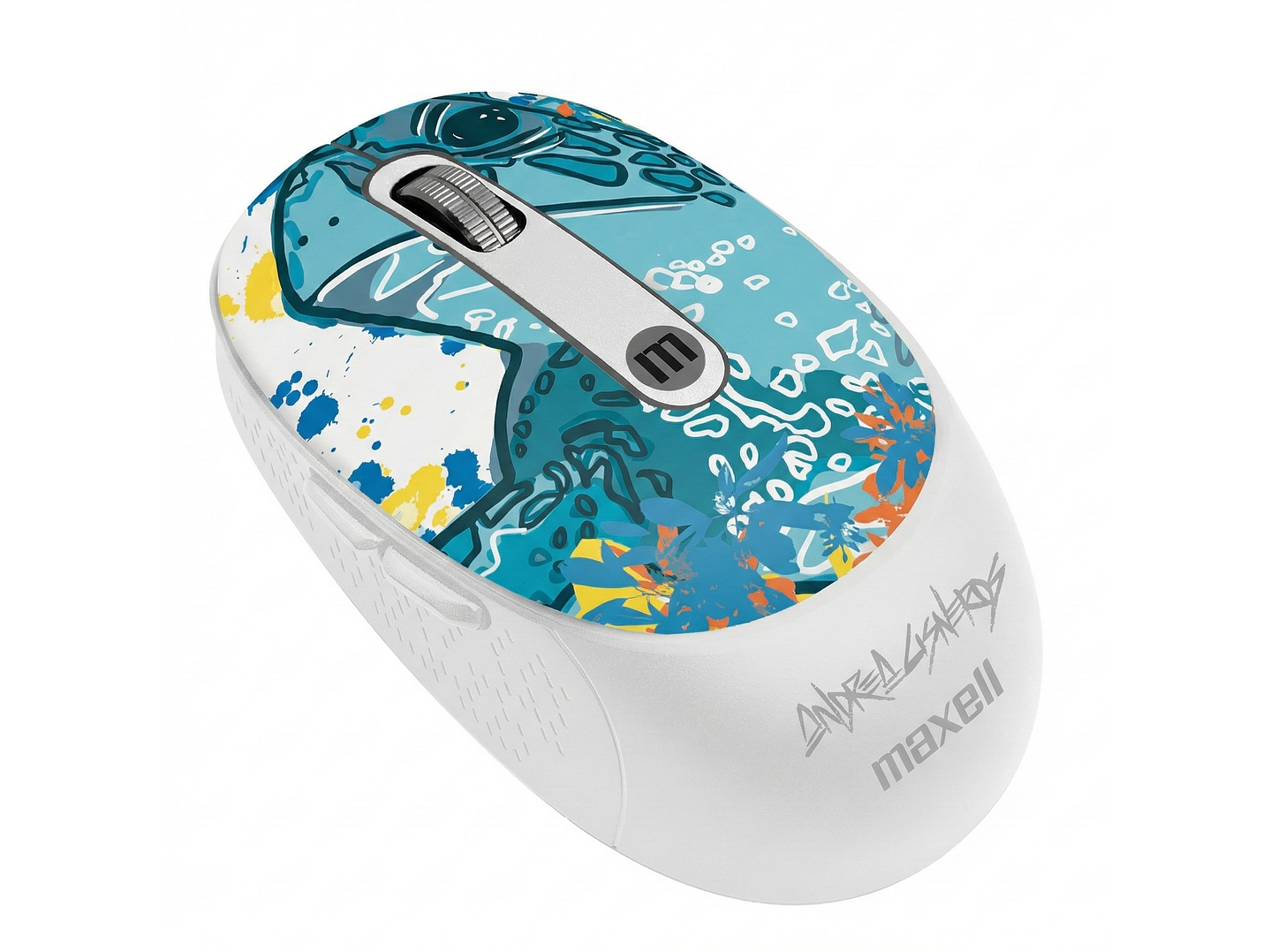 Mouse Inalámbrico Maxell Wild Tortuga 4000dpi Usb/usb-c 2