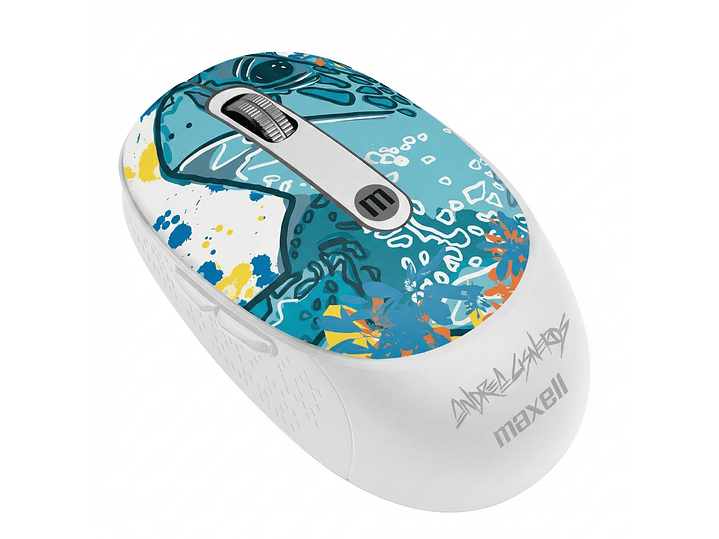 Mouse Inalámbrico Maxell Wild Tortuga 4000dpi Usb/usb-c 2