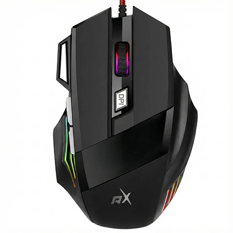 Mouse Gamer ReptileX RX0047 2400 dpi Retroiluminado
