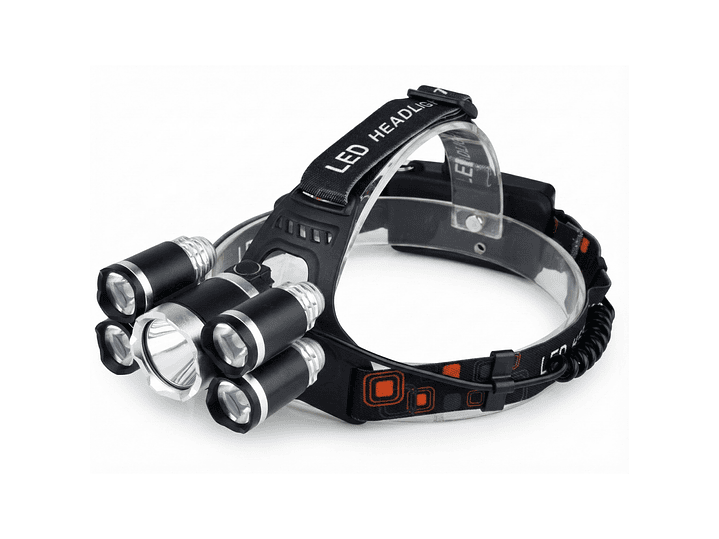 Linterna Cintillo Led Tecnolab 5 Focos Recargable TL143 1