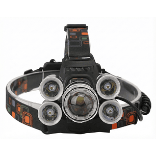 Linterna Cintillo Led Tecnolab 5 Focos Recargable TL143