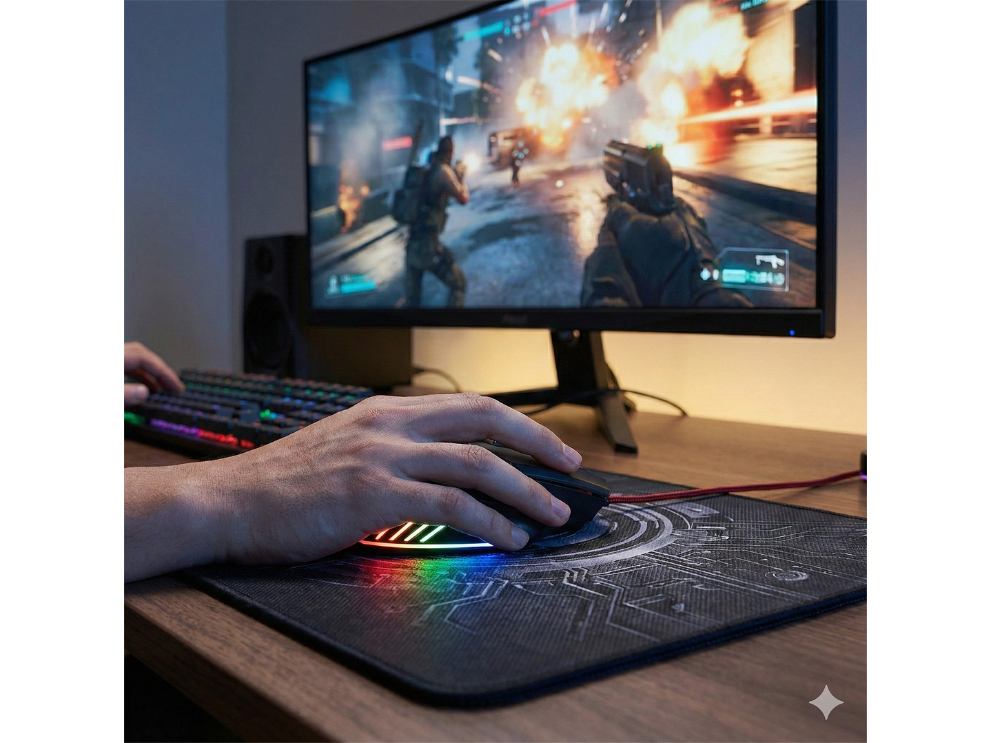 Mouse Gamer ReptileX RX0047 2400 dpi Retroiluminado 4