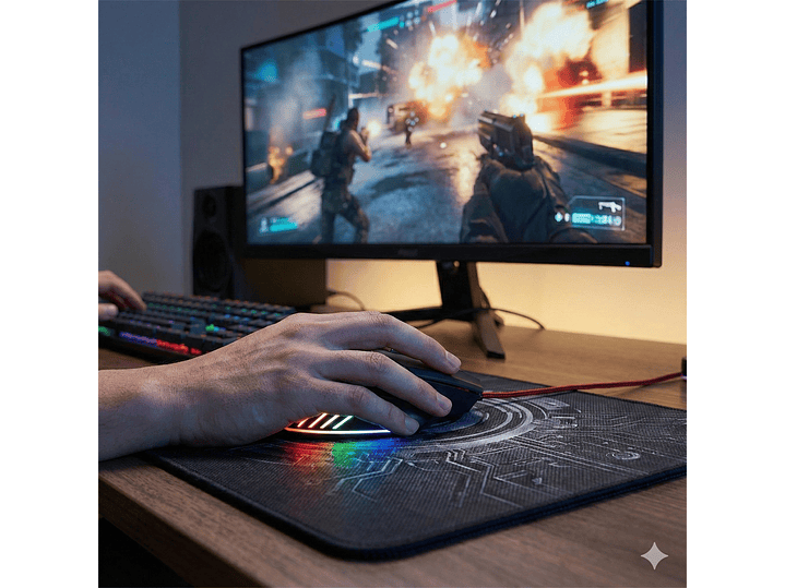 Mouse Gamer ReptileX RX0047 2400 dpi Retroiluminado 4