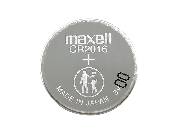 Pack 5 Pilas CR 2016 3v Maxell Tipo Botón Holograma 3