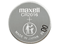 Pack 5 Pilas CR 2016 3v Maxell Tipo Botón Holograma - Miniatura 3