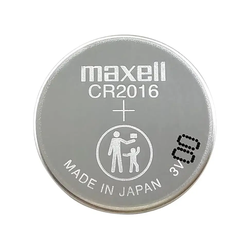 Pack 5 Pilas CR 2016 3v Maxell Tipo Botón Holograma 3