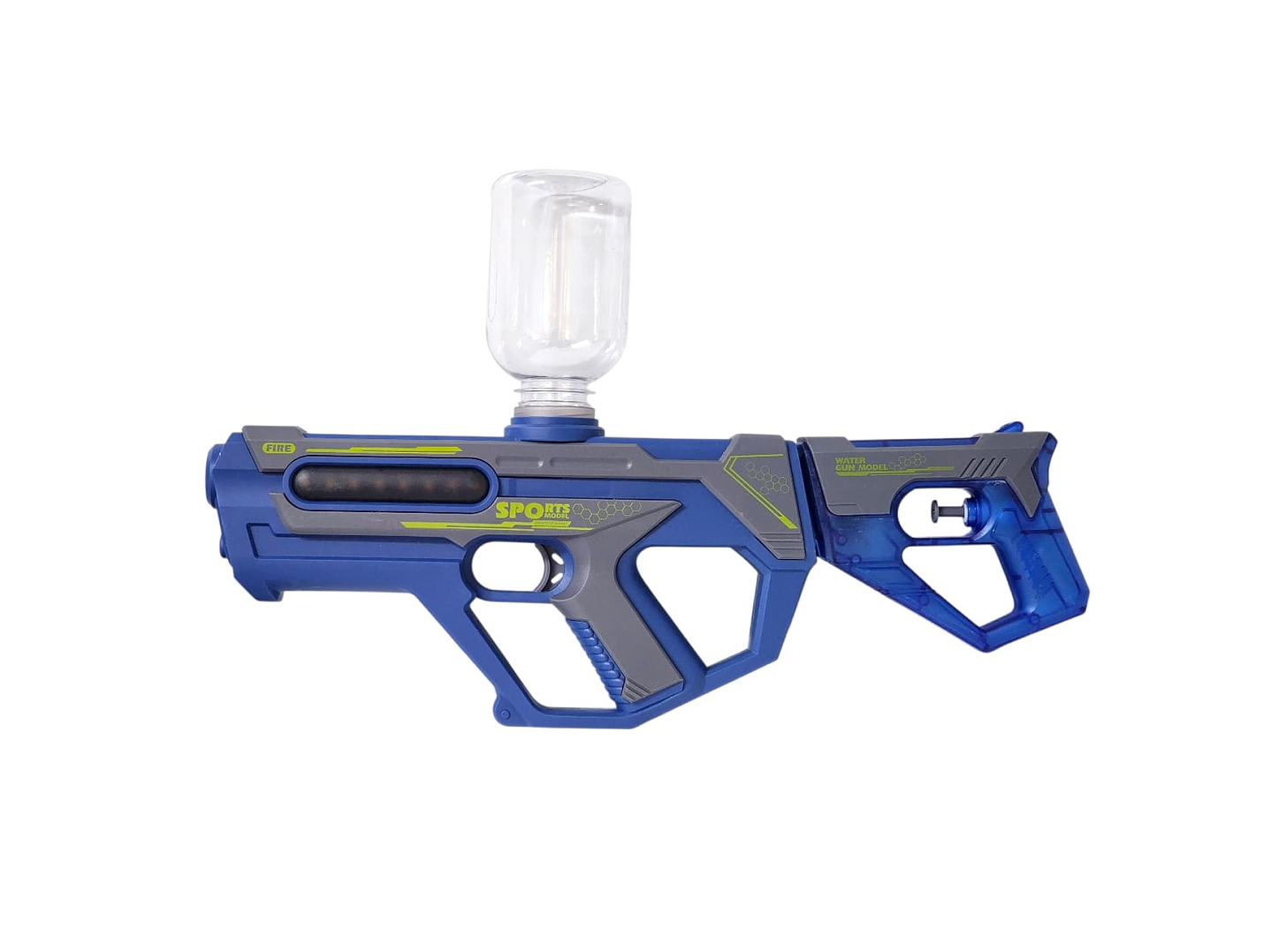 Juguete Pistola Lanza Agua 2 En 1 Recargable DBG1658BL Azul 1
