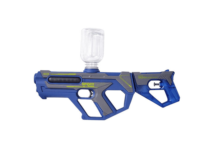 Juguete Pistola Lanza Agua 2 En 1 Recargable DBG1658BL Azul 1