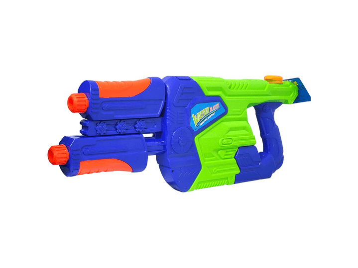 Juguete Pistola Lanza Agua Doble Cañon 890ml DBG1633 2