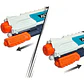 Juguete Pistola Lanza Agua 4 Chorros Tanque 890ml DBG1632 - Miniatura 4