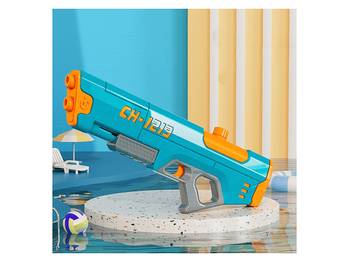 Juguete Pistola Lanza Agua Doble Chorro 400ml DBG1604BL 6
