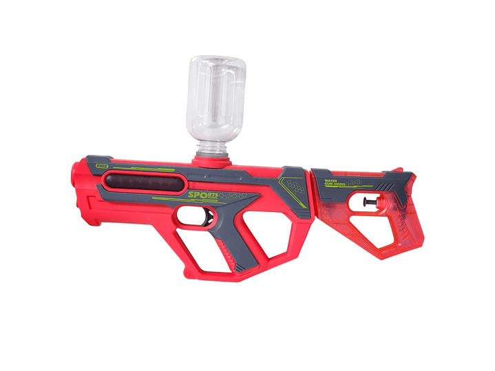 Juguete Pistola Lanza Agua 2 En 1 Recargable DBG1658R Rojo 1