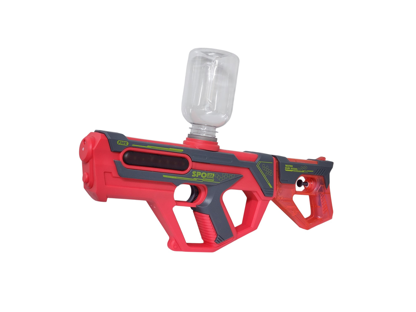 Juguete Pistola Lanza Agua 2 En 1 Recargable DBG1658R Rojo 2