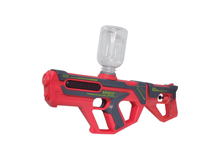 Juguete Pistola Lanza Agua 2 En 1 Recargable DBG1658R Rojo 2
