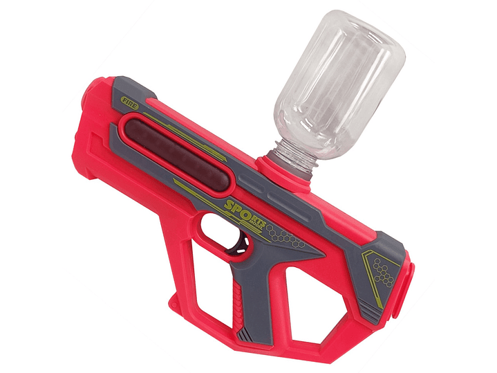 Juguete Pistola Lanza Agua 2 En 1 Recargable DBG1658R Rojo 3