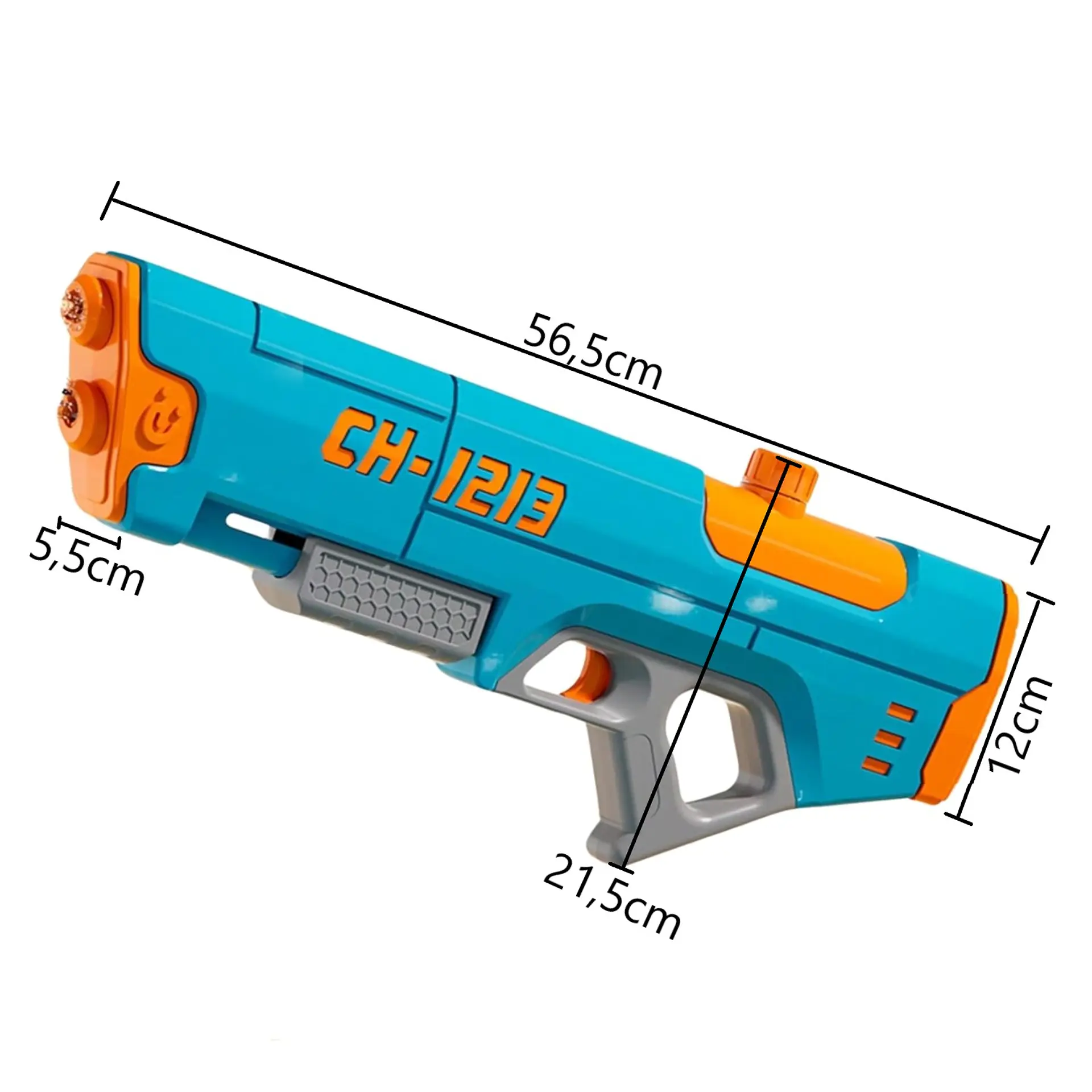 Juguete Pistola Lanza Agua Doble Chorro 400ml DBG1604G 8