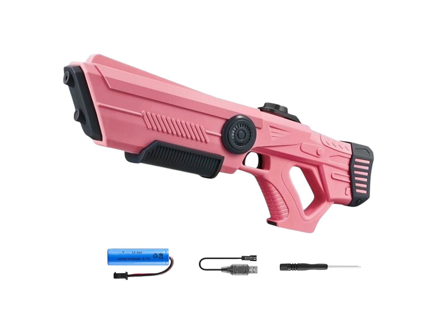 Juguete Pistola Agua Recargable Absorción DBG1657P Rosa 3