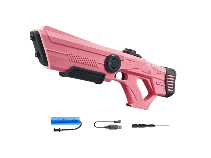 Juguete Pistola Agua Recargable Absorción DBG1657P Rosa 3