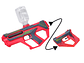 Juguete Pistola Lanza Agua 2 En 1 Recargable DBG1658R Rojo - Miniatura 4