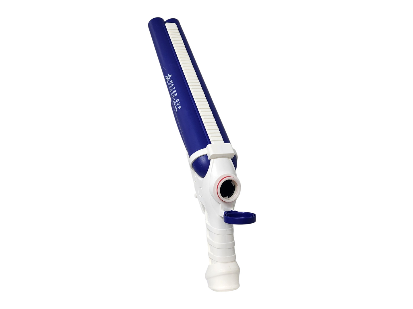 Juguete Pistola Lanza Agua Eléct Doble Cañon DBG1656BL Azul 2