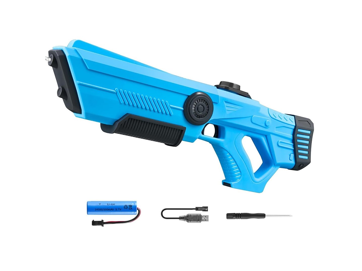 Juguete Pistola Agua Recargable Absorción DBG1657BL Azul 5