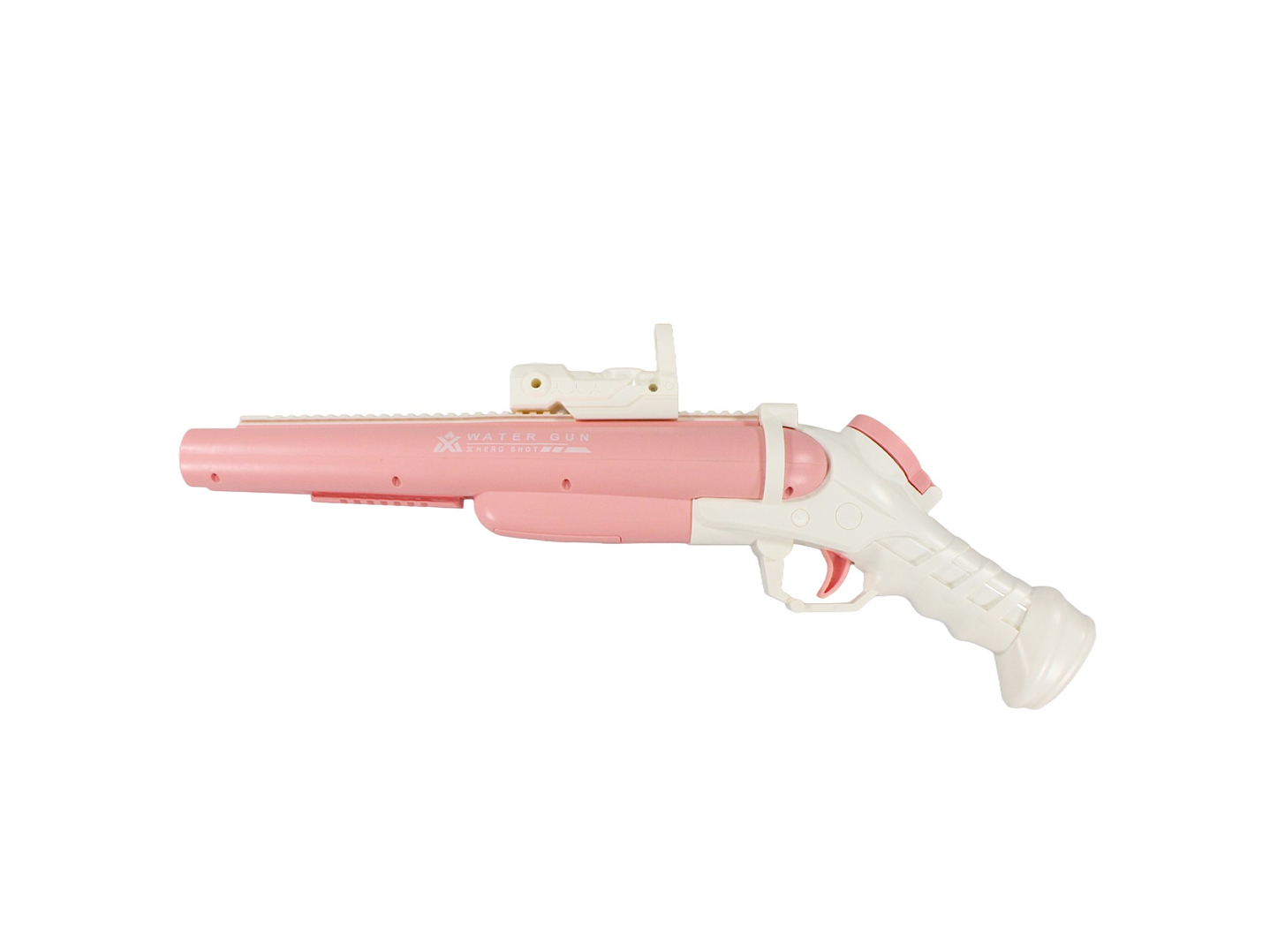 Juguete Pistola Lanza Agua Eléct Doble Cañon DBG1656P Rosa 2
