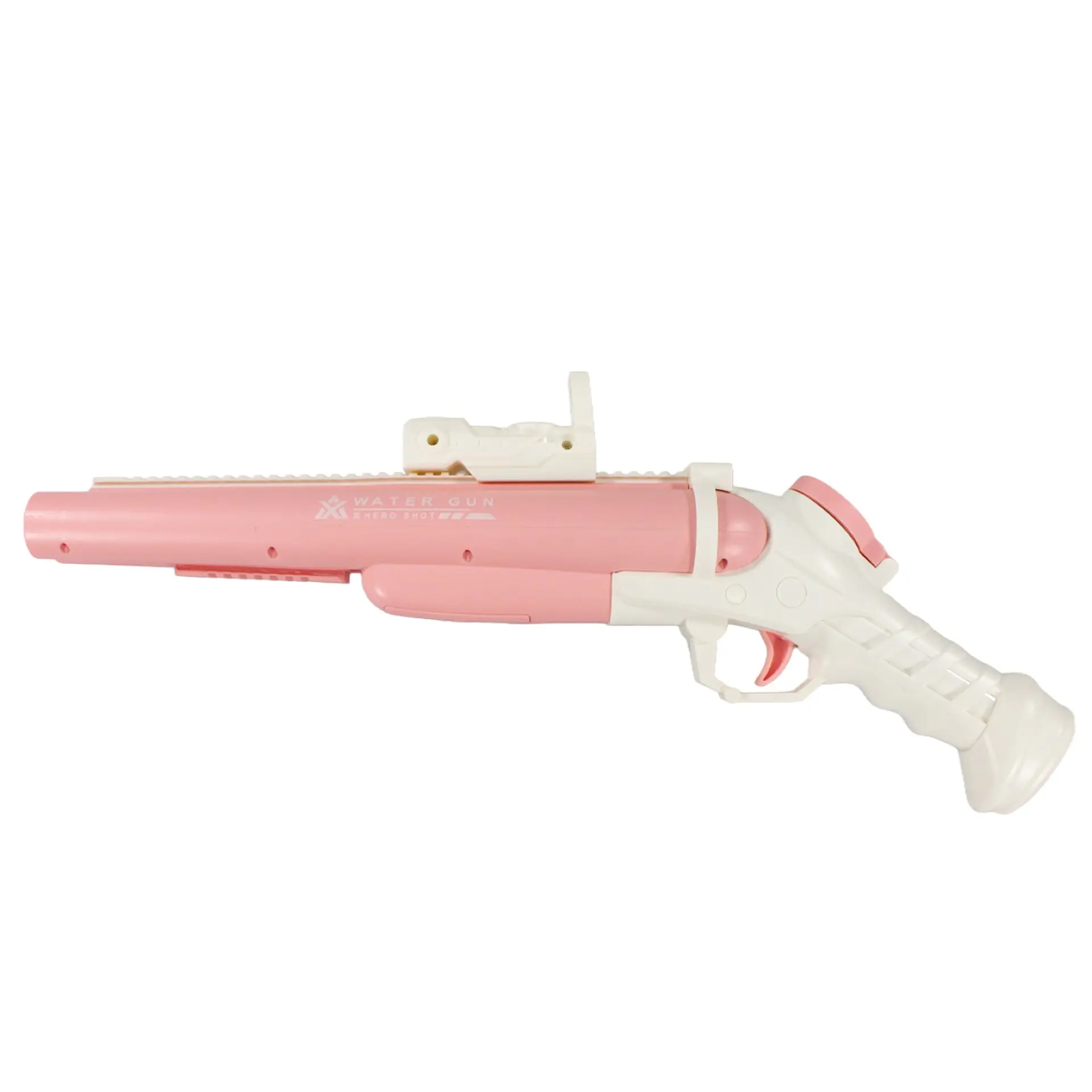 Juguete Pistola Lanza Agua Eléct Doble Cañon DBG1656P Rosa 2