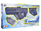 Juguete Pistola Lanza Agua 2 En 1 Recargable DBG1658BL Azul - Miniatura 10
