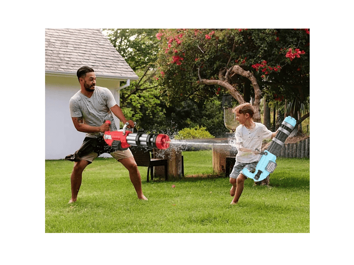 Juguete Pistola de Agua Eléctrica Recargable DBG1655BL Azul 6