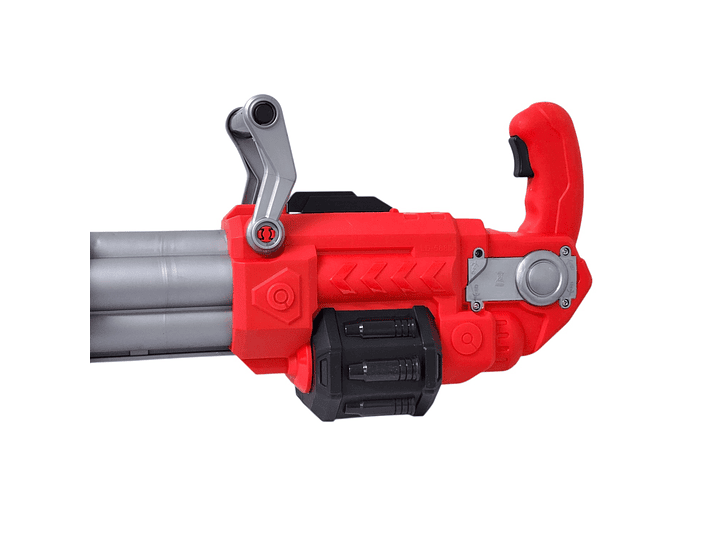 Juguete Pistola de Agua Eléctrica Recargable DBG1655R Rojo 4