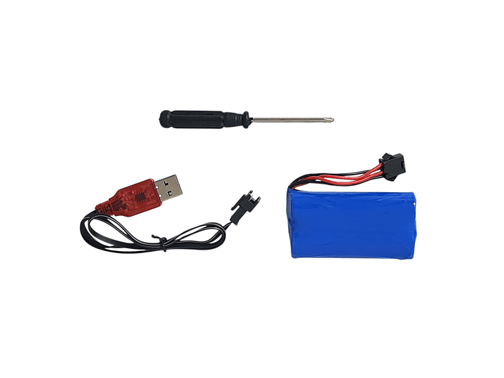 Juguete Pistola de Agua Eléctrica Recargable DBG1655R Rojo 5