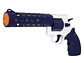 Juguete Pistola De Agua Eléctrica Revolver Backpack DBG1797  - Miniatura 1