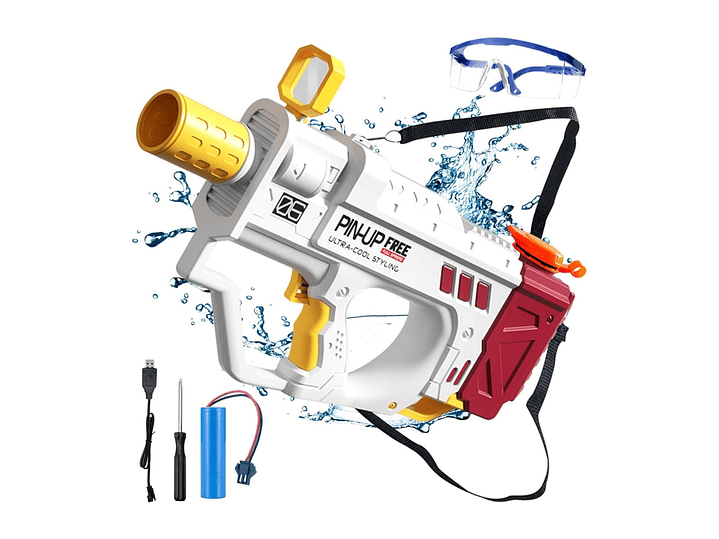 Juguete Pistola de Agua Eléctrica Uzi Recargable DBG1659 5