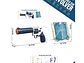 Juguete Pistola De Agua Eléctrica Revolver Backpack DBG1797  - Miniatura 6