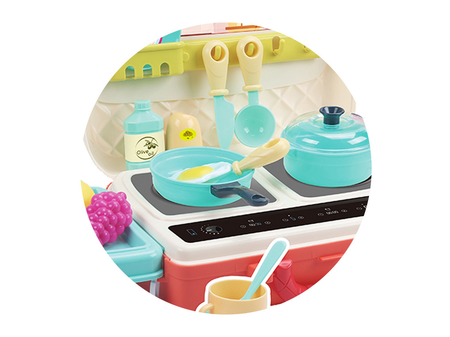 Juguete Maletín Mini Cocina + 28 accesorios 2 en 1 DBG1589 3